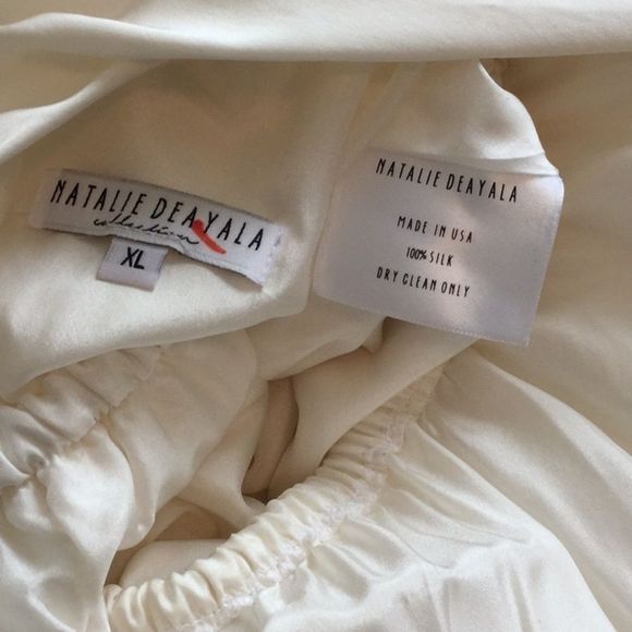 NATALIE DEAYALA Drape Back Silk Column Gown - Picture 8 of 8